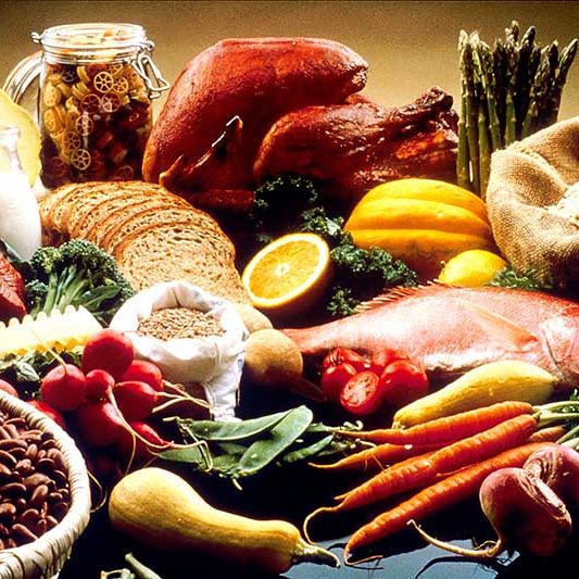 Various nutritious foods