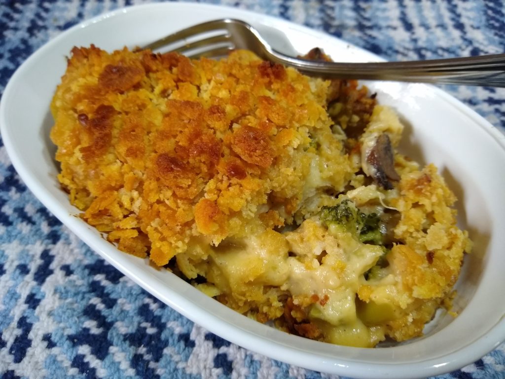 Welsh Rarebit Chicken and Broccoli Casserole