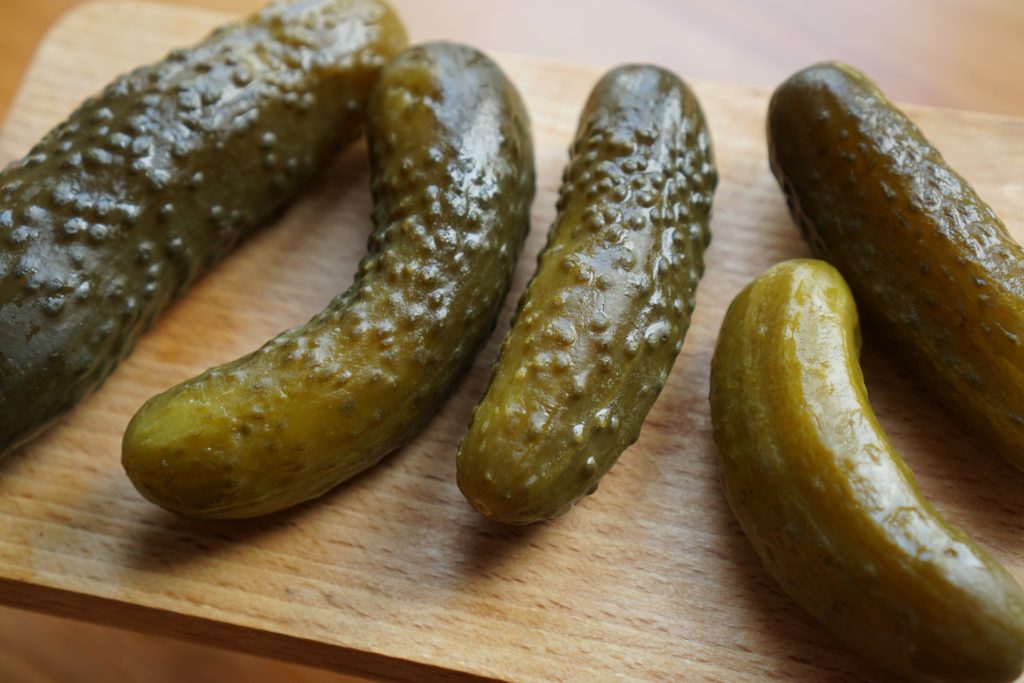 Pickles on a Board