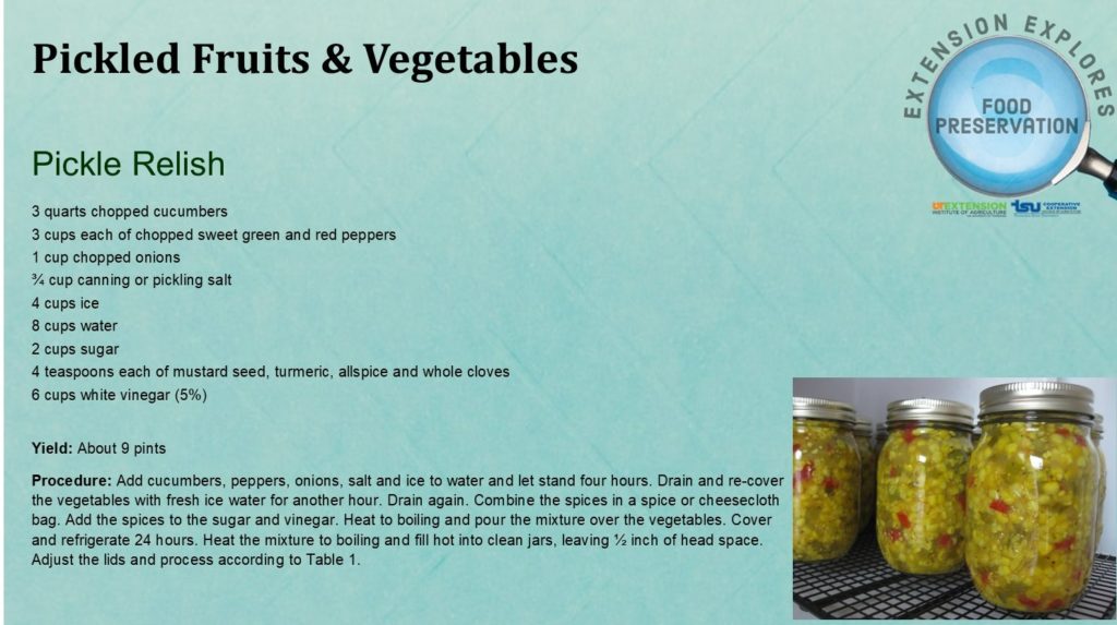 Pickle Relish Recipe